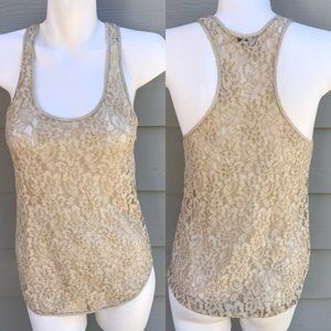 Aritzia Wilfred Madeline Lace Tank Top GUC
